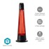 NORTHIX SmartLife grijač za terasu | Wi-Fi | 1200 W | 2 postavke grijanja | Oscilacija | zaštita od pada | IP24 |, crne